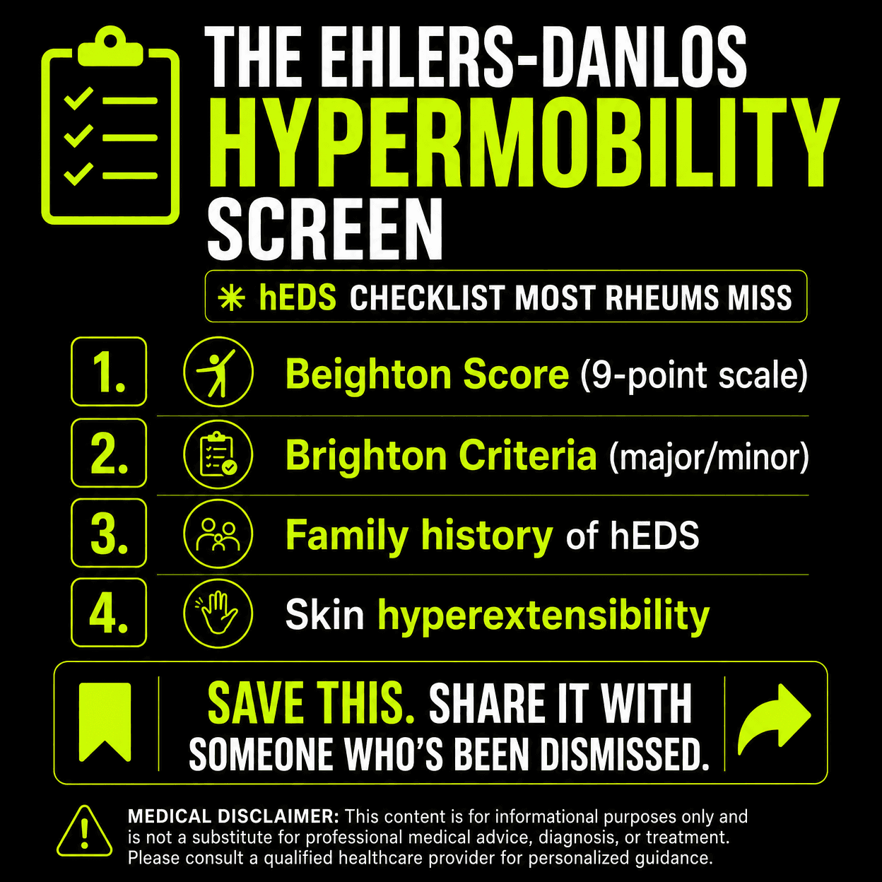 hEDS and Hypermobility Screen visual
